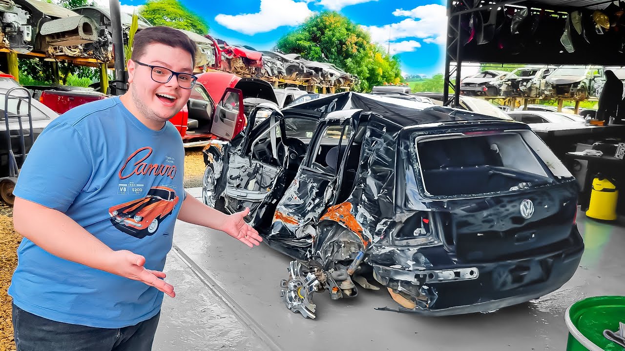 FUI NO MAIOR FERRO VELHO DO BRASIL E LIGUEI OS CARROS!