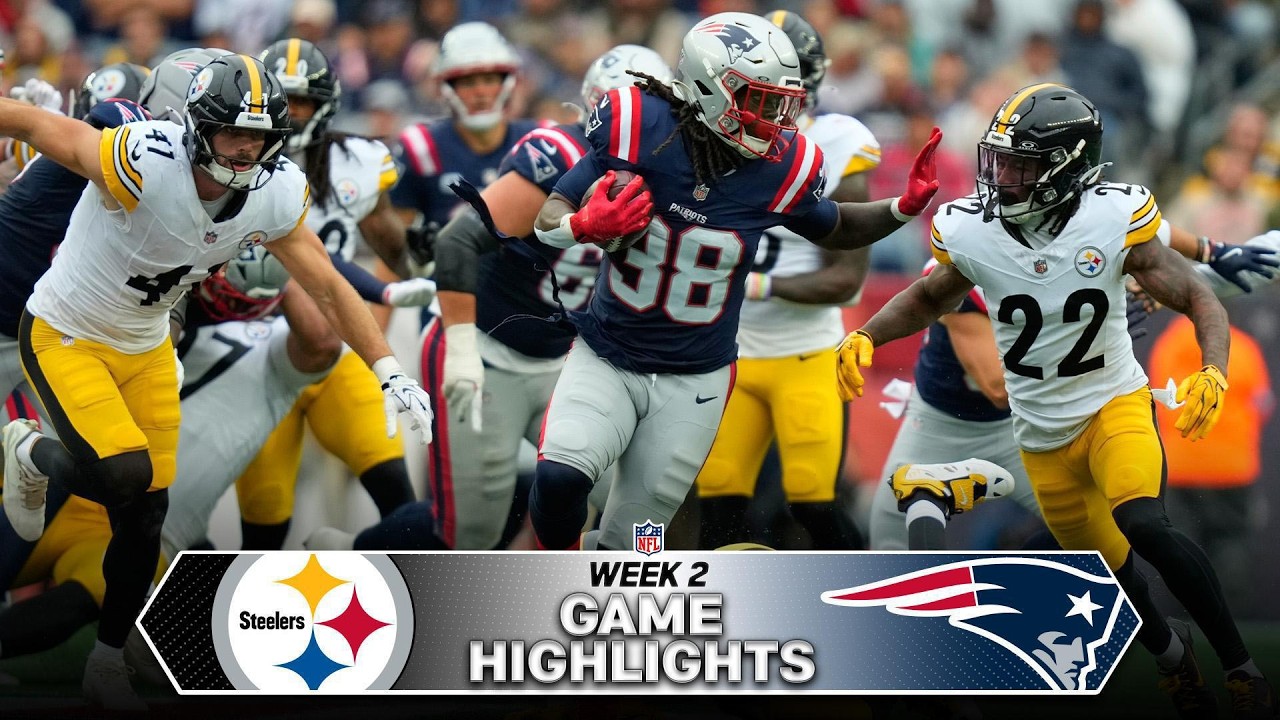 Pittsburgh Steelers vs. New England Patriots Game Highlights | NFL Week 2