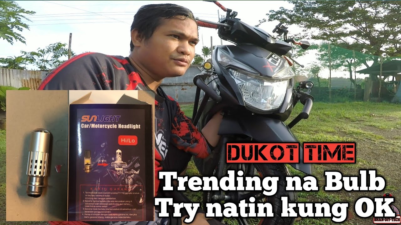 Trending na T19 Projector bulb try natin | Honda beat fi v2