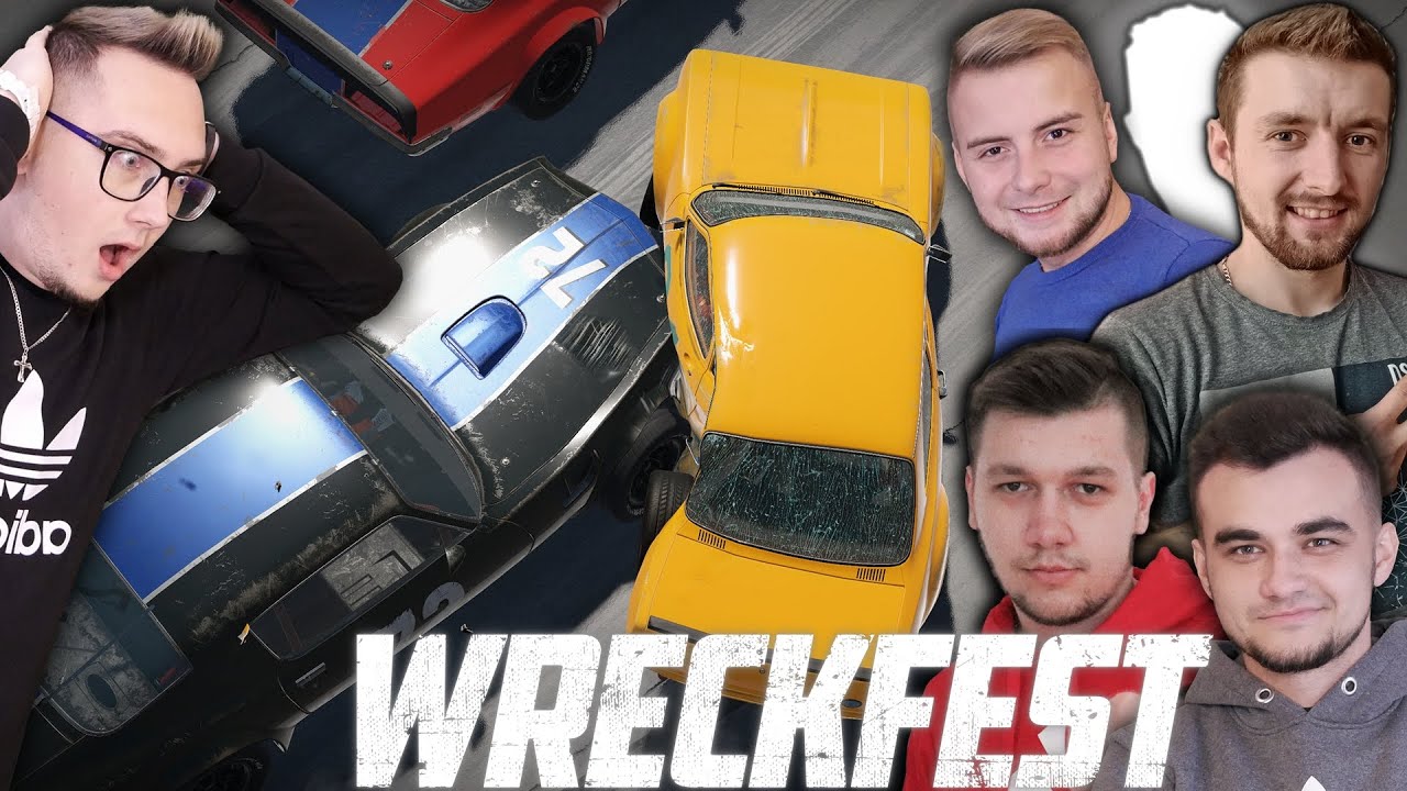DRUŻYNÓWKA TO JEST TO! 🏆 Adam miał dziś przej***..😍 3vs3 WRECKFEST Z EKIPĄ *MULTIPLAYER*🤣 MafiaSolec