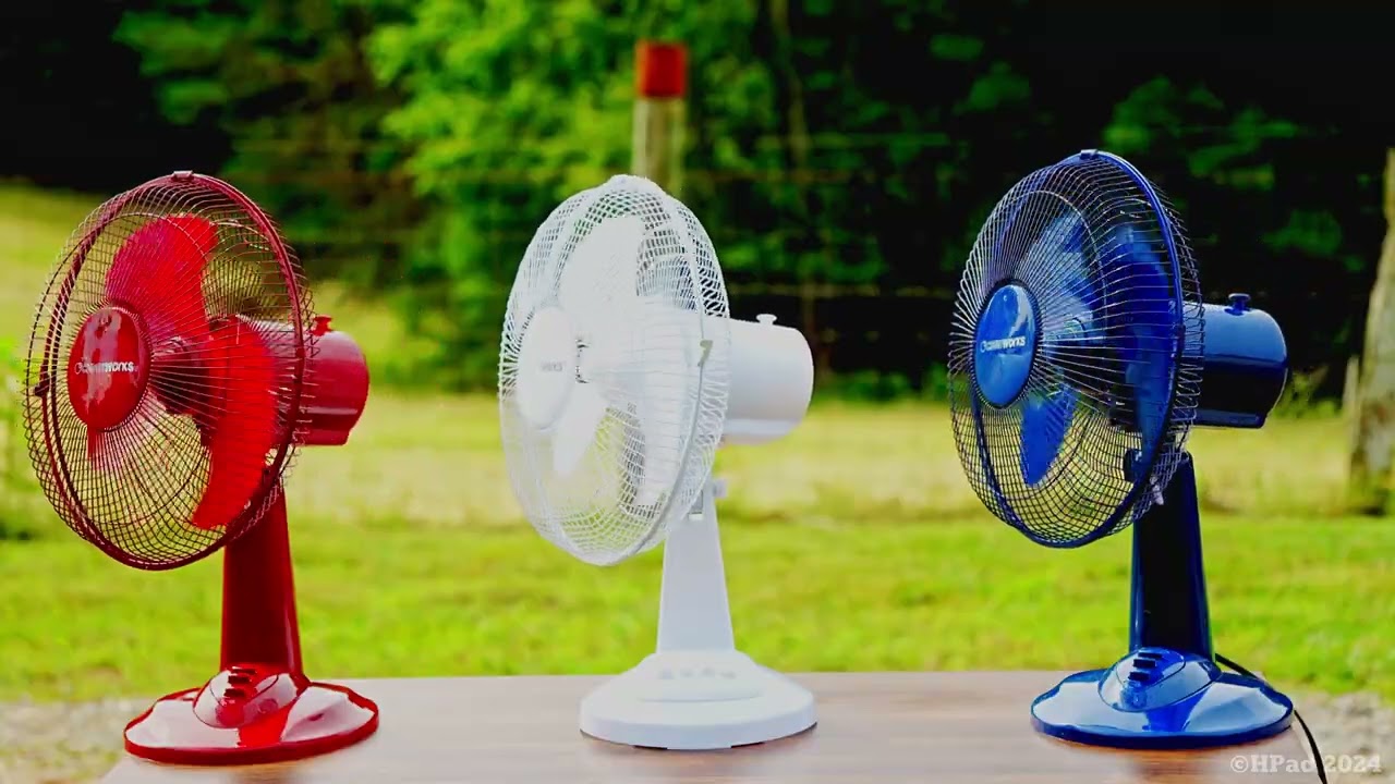 Colorful Desk Fans Oscillating