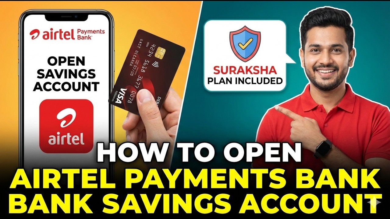 Airtel payments bank l Savings Account l Zero Balance l Suraksha plan l RETAILER ID
