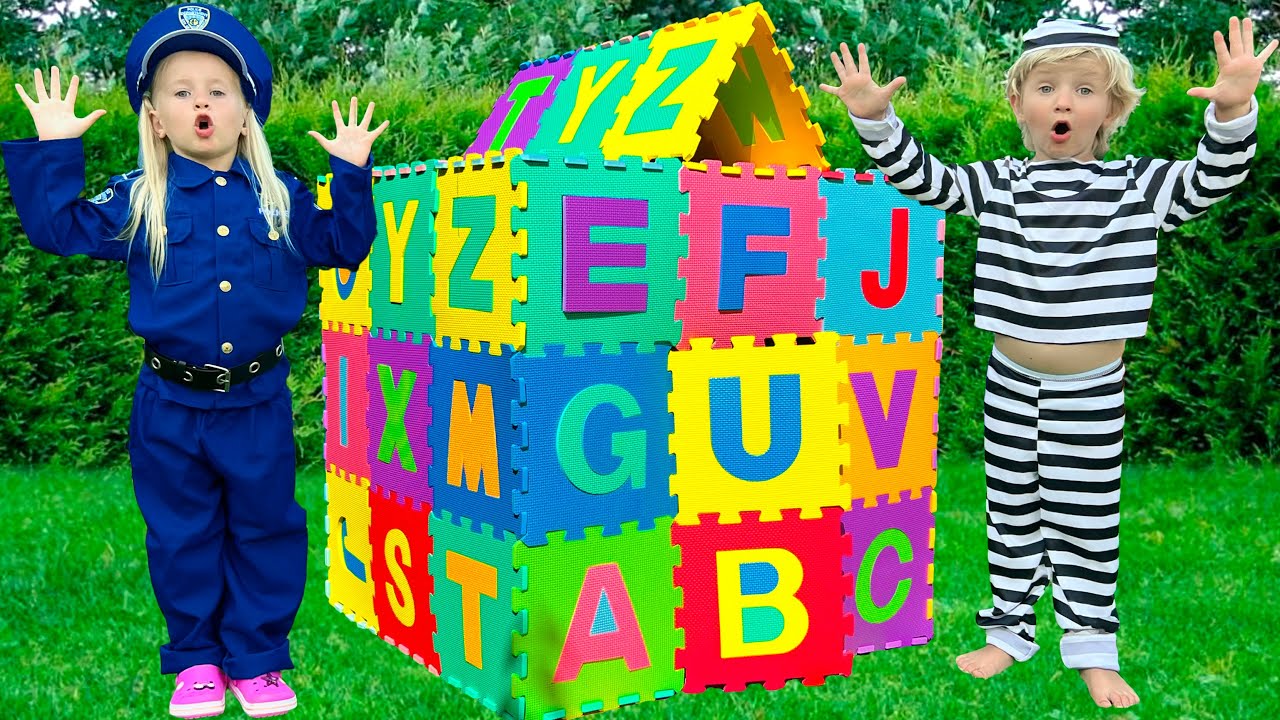 Katya and Dima play in the alphabet ABC + more Kids Songs & Nursery Rhymes