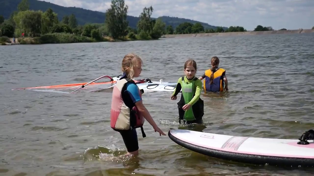 Windsurfing na Jeziorze Bielawskim