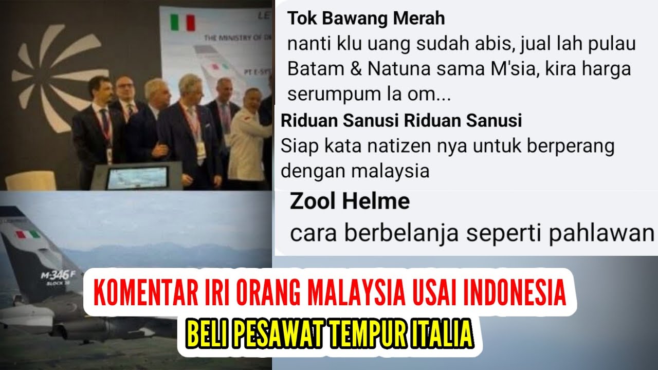 Komentar Orang Malaysia Usai Indonesia Beli Pesawat Tempur Italia