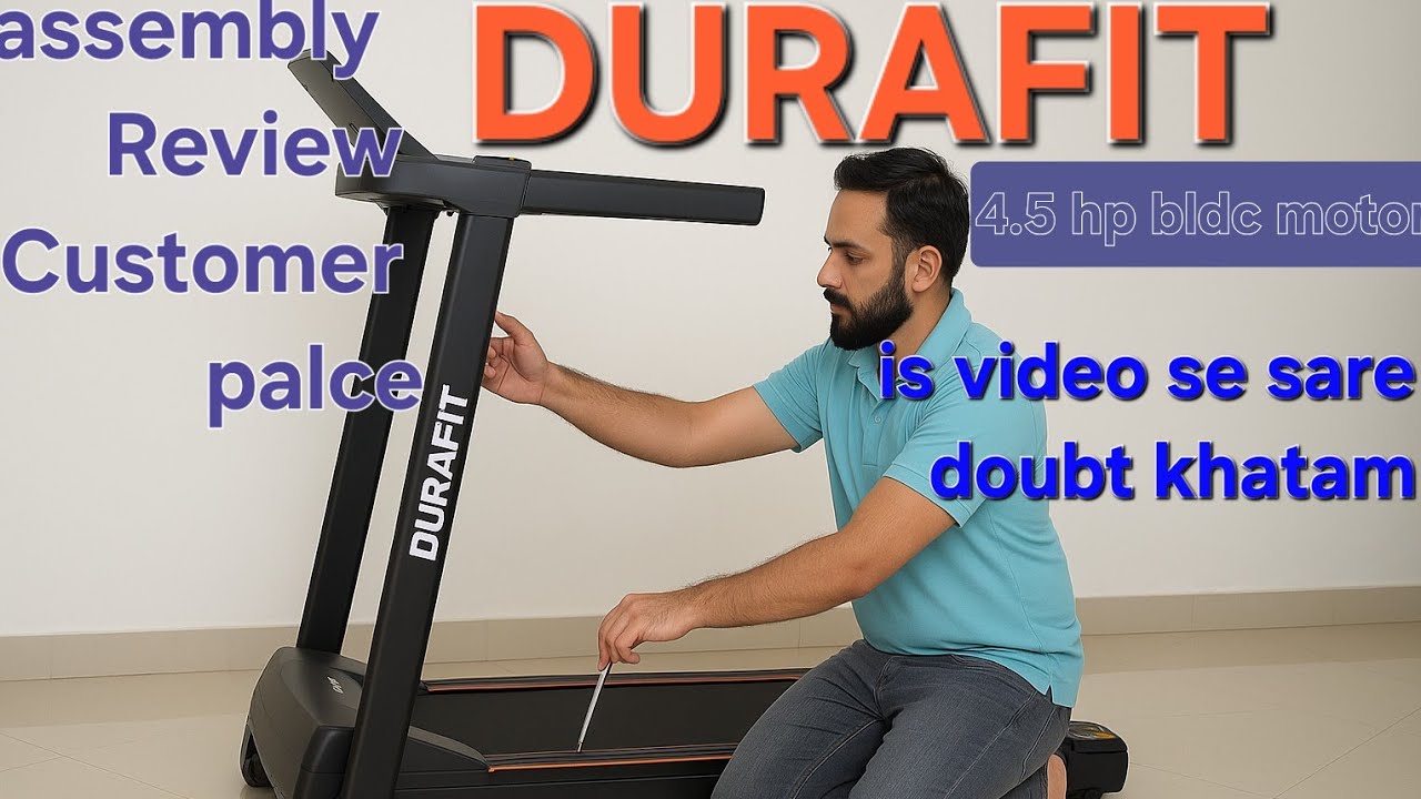 Durafit Ace 91 Treadmill Assembly & Review | Easy Setup at Customer Place | #homegym 