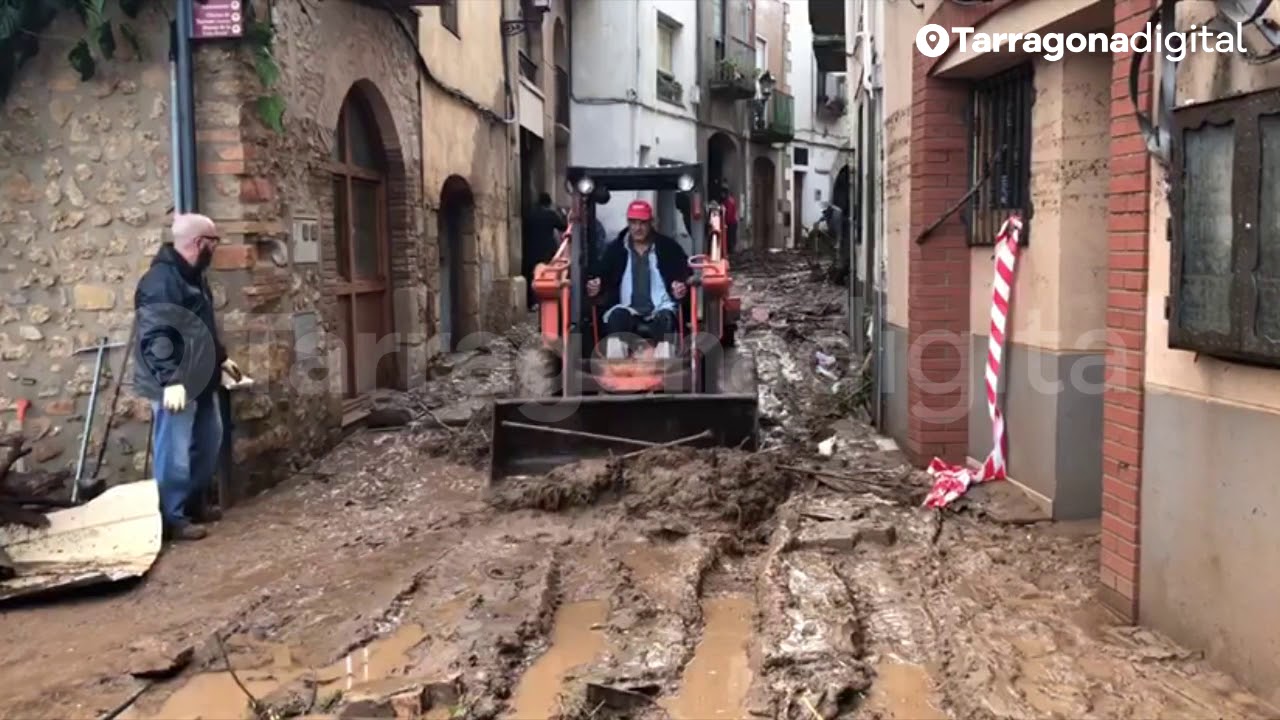 TARRAGONA DIGITAL: El temporal ha arrassat la zona de les Disset Fonts a l&rsquo;Espluga de Francol&iacute;