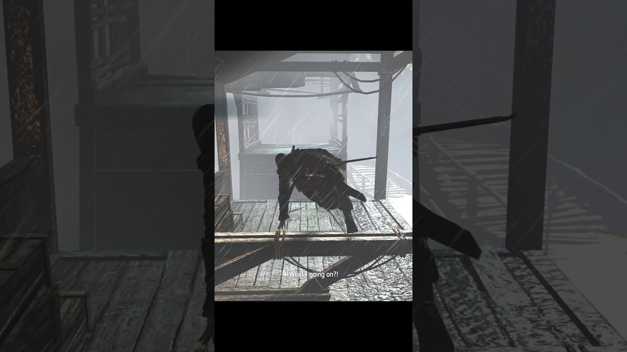 EPIC Chase AC Black Flag🤯#shorts