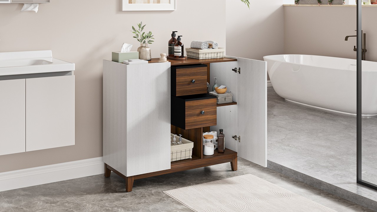 bathroom floor cabinet 01
