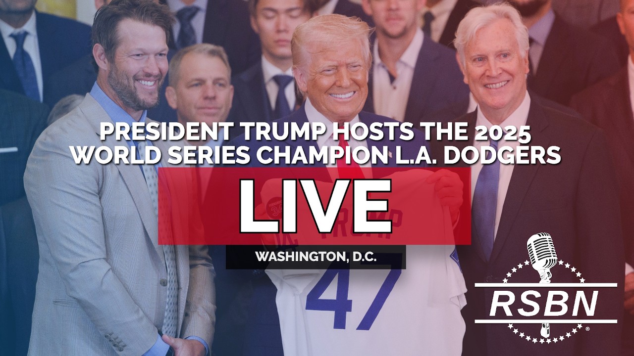 LIVE REPLAY: President Trump Hosts the 2025 World Series Champion L.A. Dodgers - 07/23/26