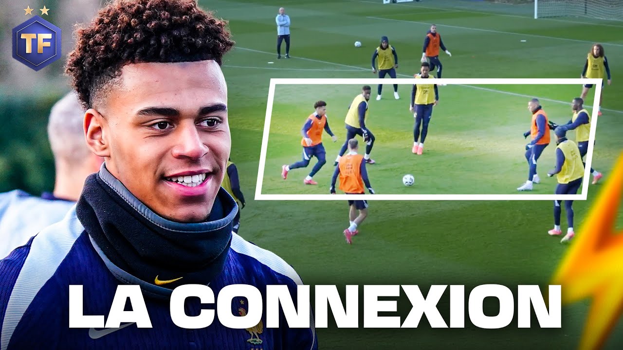 La CONNEXION DOUÉ / MBAPPÉ choque tout le monde à l'entraînement des Bleus - La Quotidienne #1611