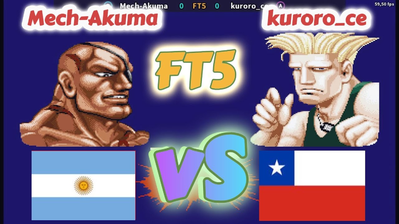 Street Fighter II': Champion Edition - Mech-Akuma vs kuroro_ce - FT5 - 1080P/60FPS -16.05.2025