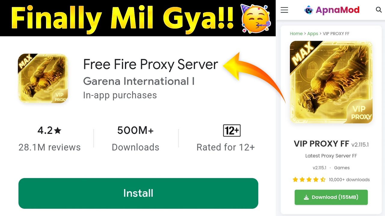 HOW TO DOWNLOAD VIP SERVER | PROXY SERVER FREE FIRE | PROXY SERVER KAISE DOWNLOAD KARE |GHOST SERVER