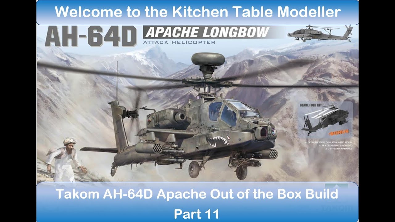 Takom AH 64 D Apache из коробки — проект сборки — часть 11