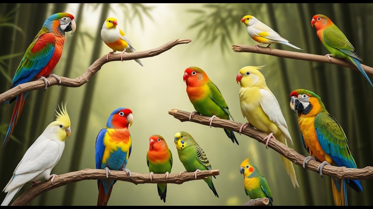 Soothing Bird Sounds for Relaxation - ASMR Nature Bird Chirping, Calming Forest & Garden Birds