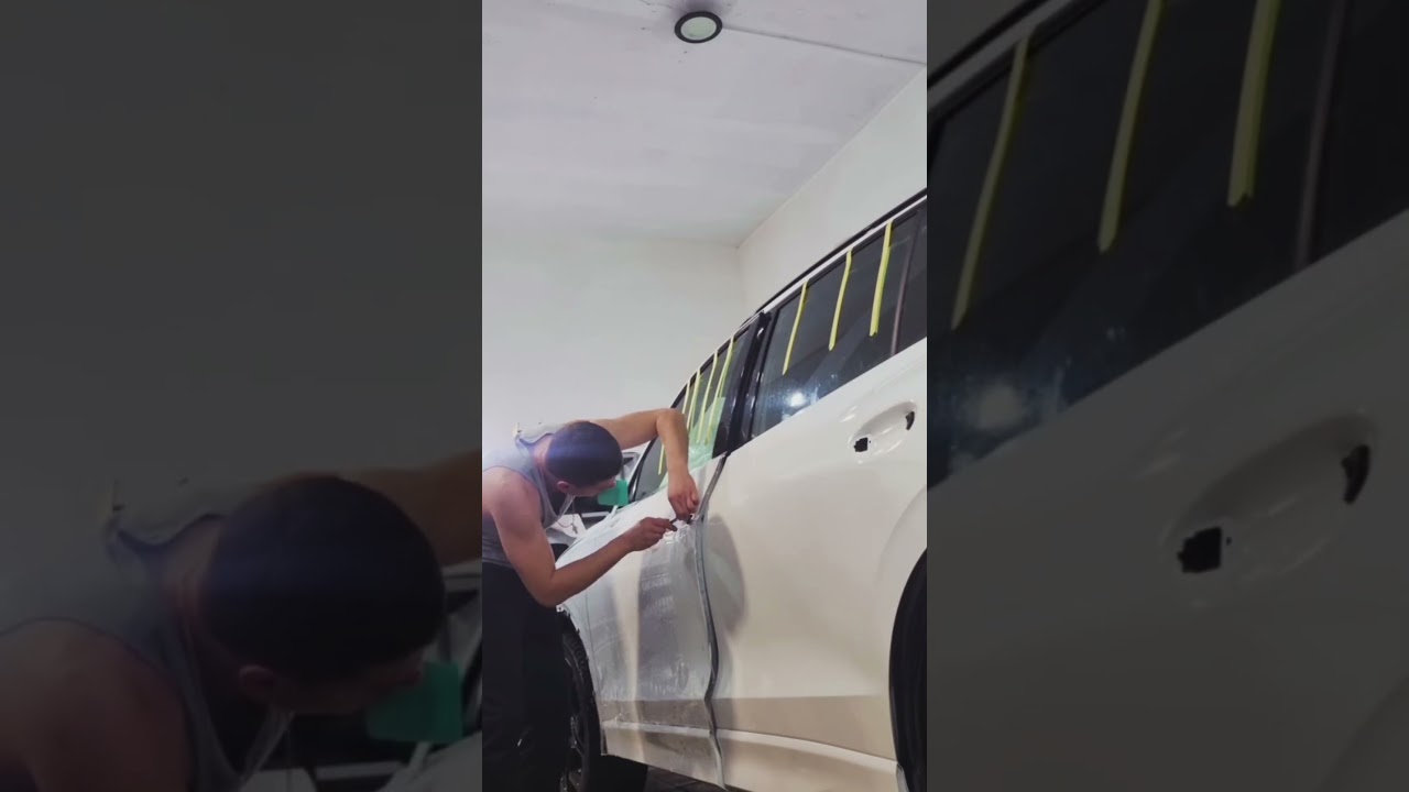 приехал новый авто на оклейку. Отполировали и заклеили все пленкой. скоро сезон!