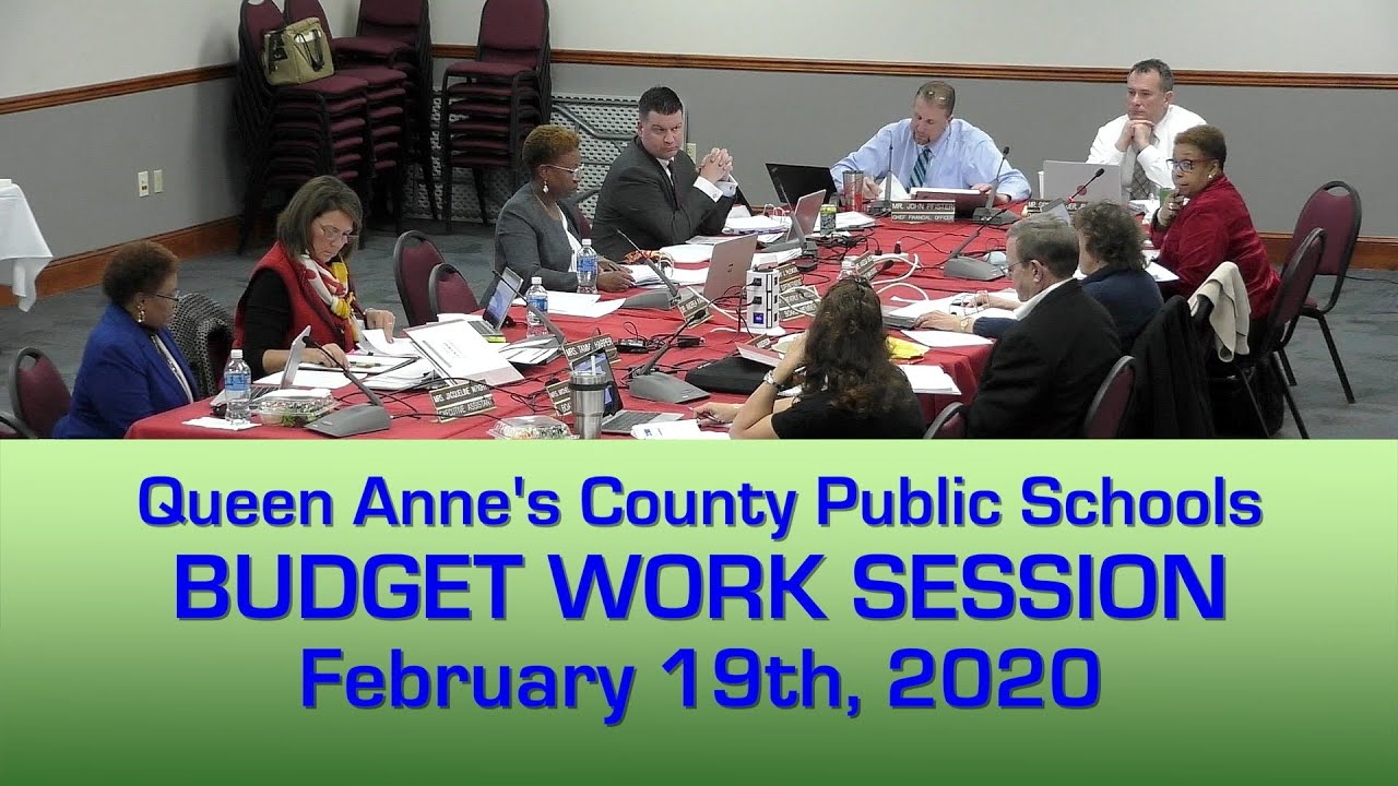 QACPS BOE Budget Work Session 2 19 2020