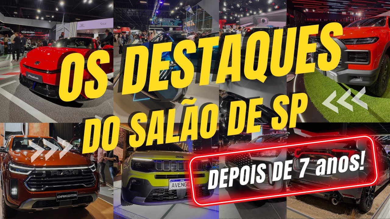 SALÃO DO AUTOMÓVEL DE SP: AS PRINCIPAIS ATRAÇÕES