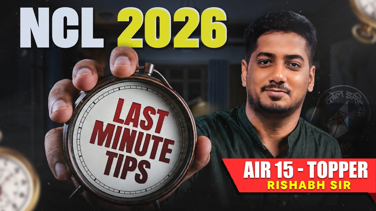 NCL Exam Hall Tips | NCL Exam Attempt Strategy by Rishabh Sir (AIR-15 TOPPER) #rishabhsir