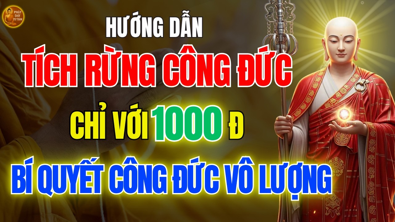 Địa Tạng Bồ Tát Dạy Tích 1 Rừng Công Đức Chỉ 1000đ Mỗi Ngày 🙏 Bí Quyết Tu Tại Gia, Tâm Từ Bi