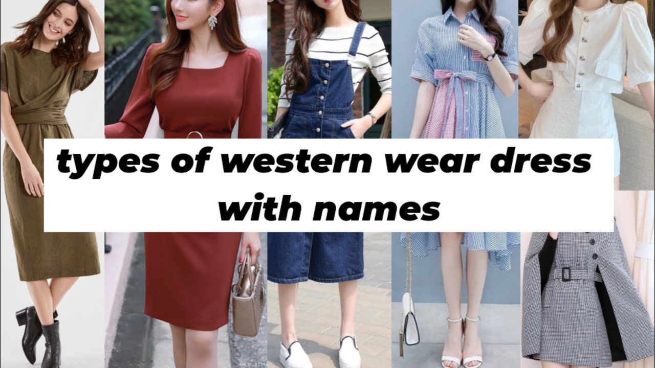 Types of Western Wear Dress for Girls with names/Western Outfits for Girls||TRENDY BUCKET