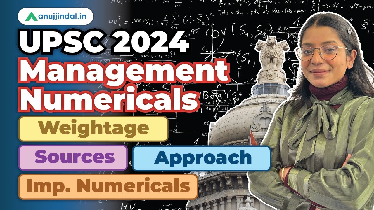 UPSC 2024 | Numericals for Management Optional UPSC | Sources | Weightage | UPSC 2024 Strategy