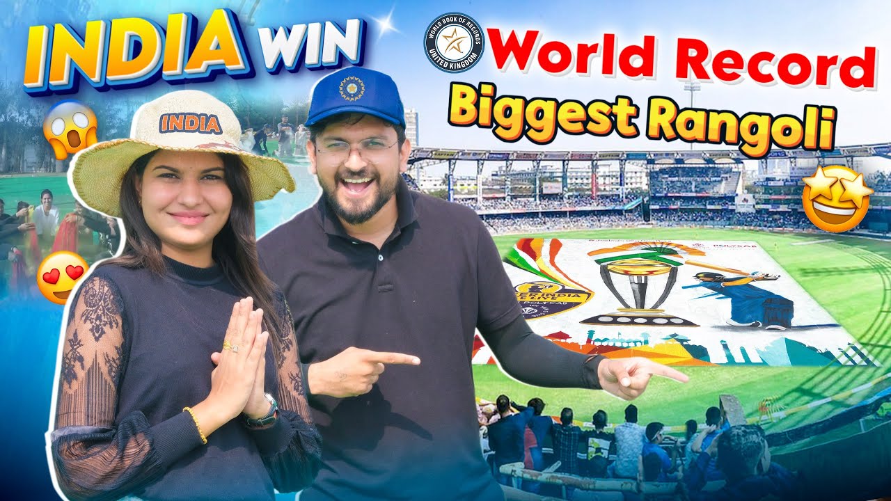 We MADE Biggest Rangoli In The World | 8th World record 🔥Artist Shikha Sharma