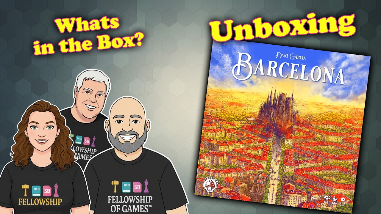 Распаковка Barcelona | Стоит ли эта делюкс евро-игра своей шумихи? 📦🏙️🎲