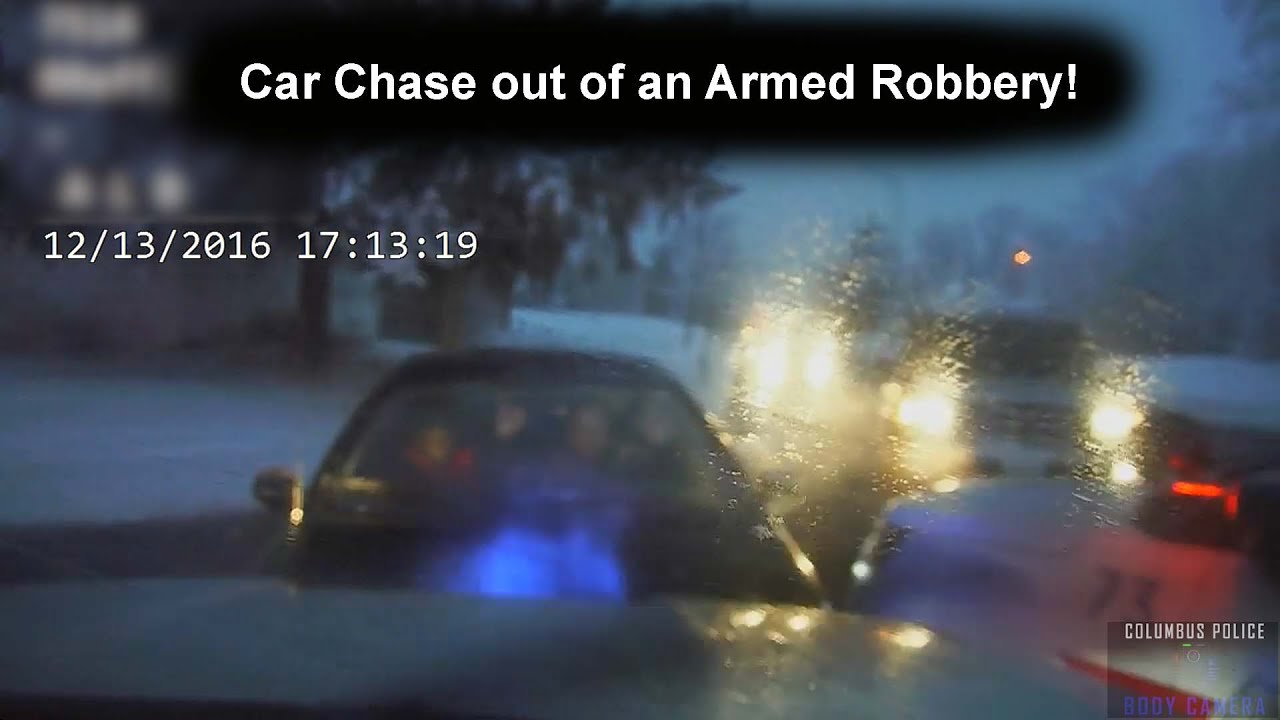 Officers Chase and Catch Armed Robbery Suspects