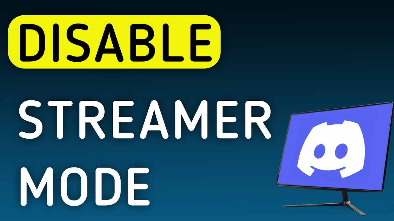 How To Disable Streamer Mode On Discord App On PC (New Update)