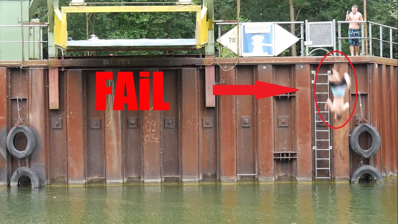 Splashdiving | Fail | Wer kann l&auml;nger Challenge #2 (Tricks)  |Max Moreno