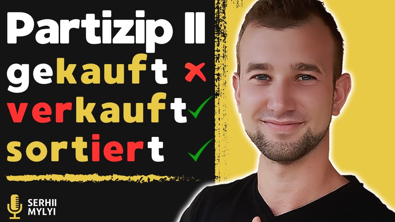 ЦІ нюанси ТРЕБА ЗНАТИ: третя  форма дієслова в НІМЕЦЬКІЙ МОВІ (Partizip II).Präfixe, Suffix -ier usw