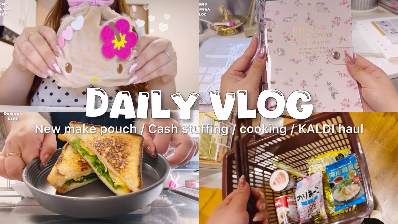 【Vlog】ハローワークに行く日｜カルディ購入品紹介｜家計簿をつける夜｜休日と月曜日の日常