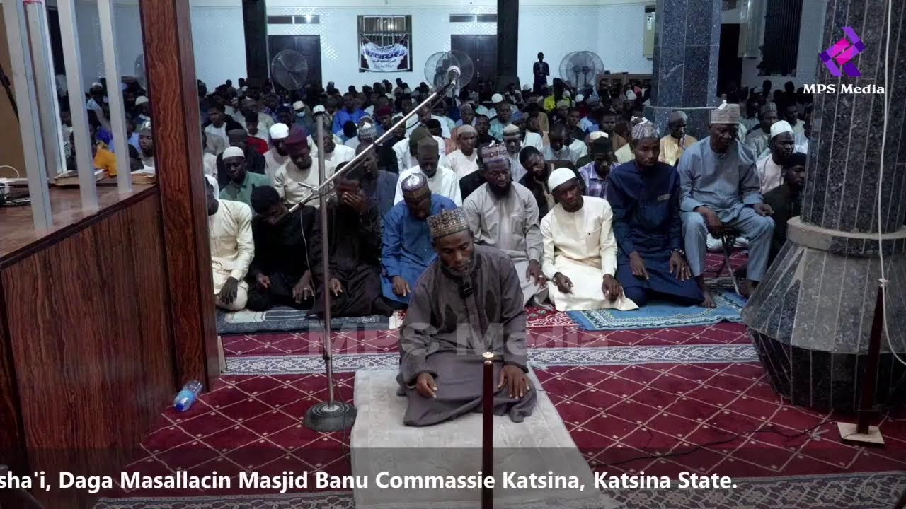 Kai tsaye: Sallar Isha'i, Ramadan (21) 1447/2026  Daga Masjid Banu Commassie KTN