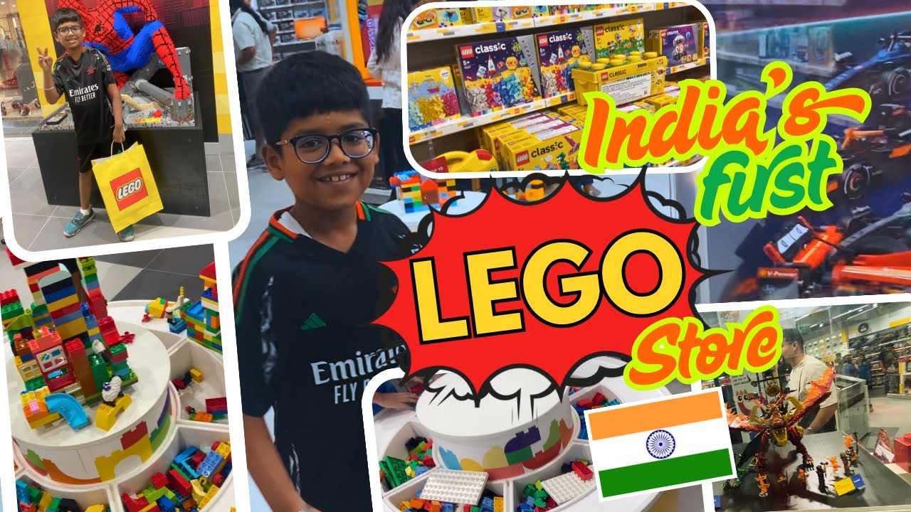 FIRST LEGO STORE IN INDIA 😀|| LEGO CITY || LEGO SHOPPING || LEGO TOYS || LEGO IN INDIA