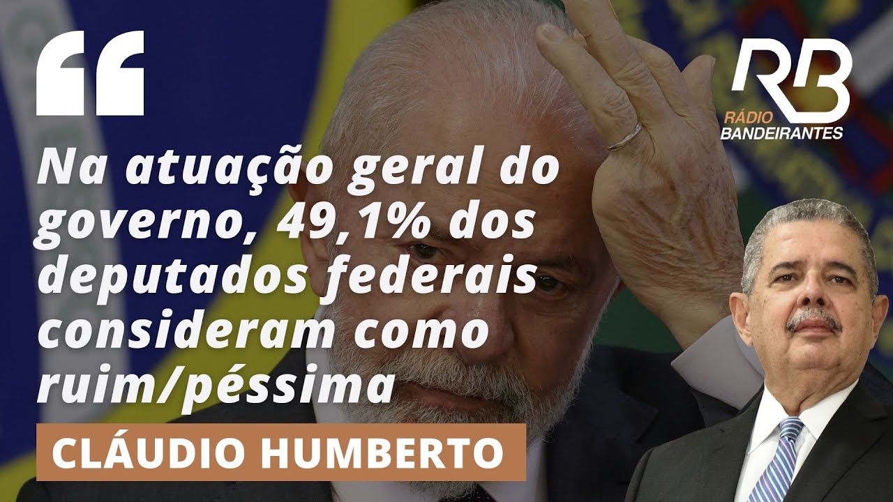 Cláudio Humberto: Popularidade de LULA despenca no Congresso | Jornal Gente