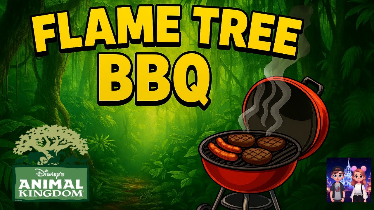BBQ Bliss в парке развлечений Disney Animal Kingdom | Обзор еды для барбекю Flame Tree