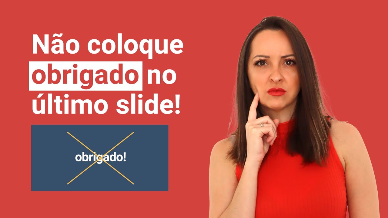 Como encerrar os seus SLIDES com CHAVE DE OURO!