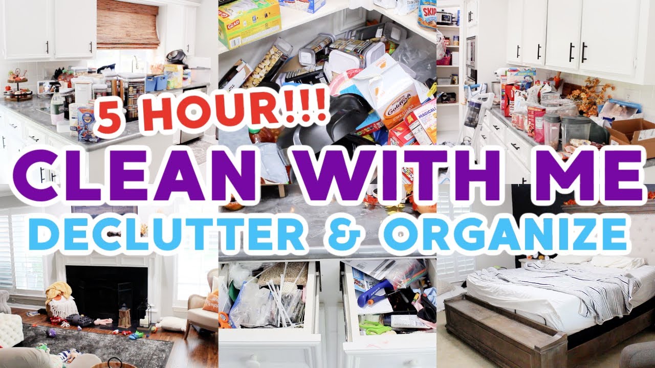 EXTREME 5 HOUR DEEP CLEAN WITH ME! DECLUTTER & ORGANIZE! DAYS OF SPEED CLEANING MOTIVATION 2021!