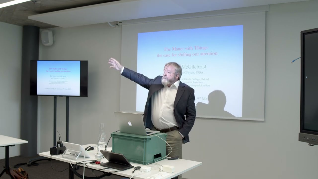 The Matter With Things: The Case for Shifting Our Attention Dr Iain McGilchrist, Geneva, Switzerland