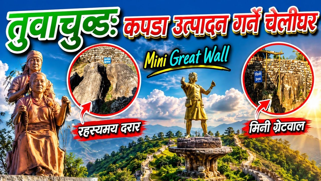 Tuwachung Jayajung Mini Great Wall ||टुवाचुङ्गमा मिनि ग्रेट्वाल तयामा खियामाले तान बुन्दै @Hangb190 