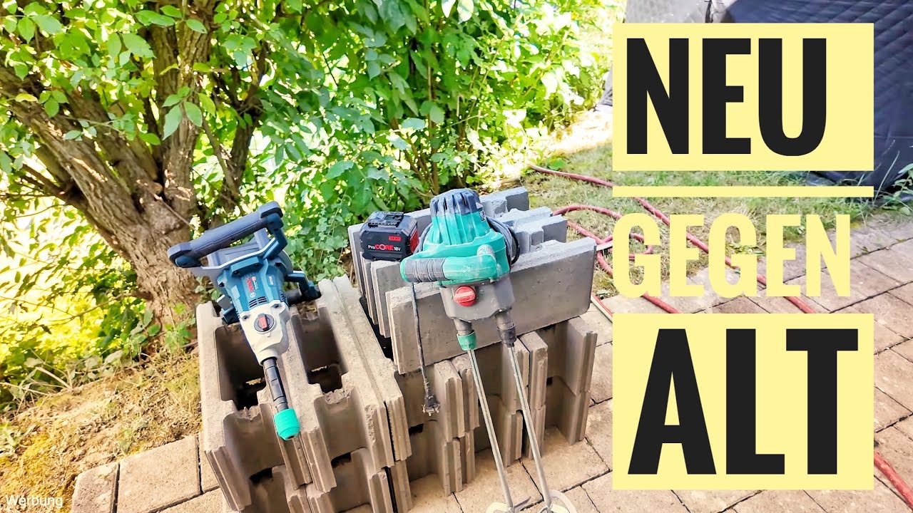 R&Uuml;HRWERK Vergleich: Bosch GRW 18V-160 und Parkside PDRW 1800