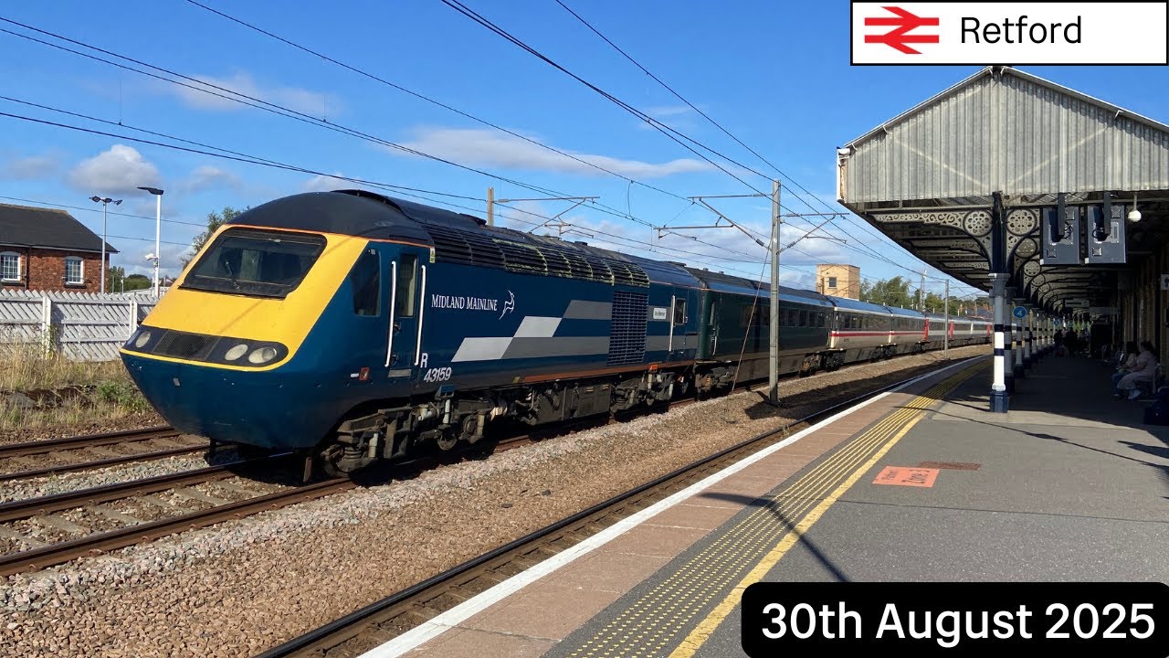 Trains at Retford Railway Station (30/08/2025) ft:@AddisonTransport 