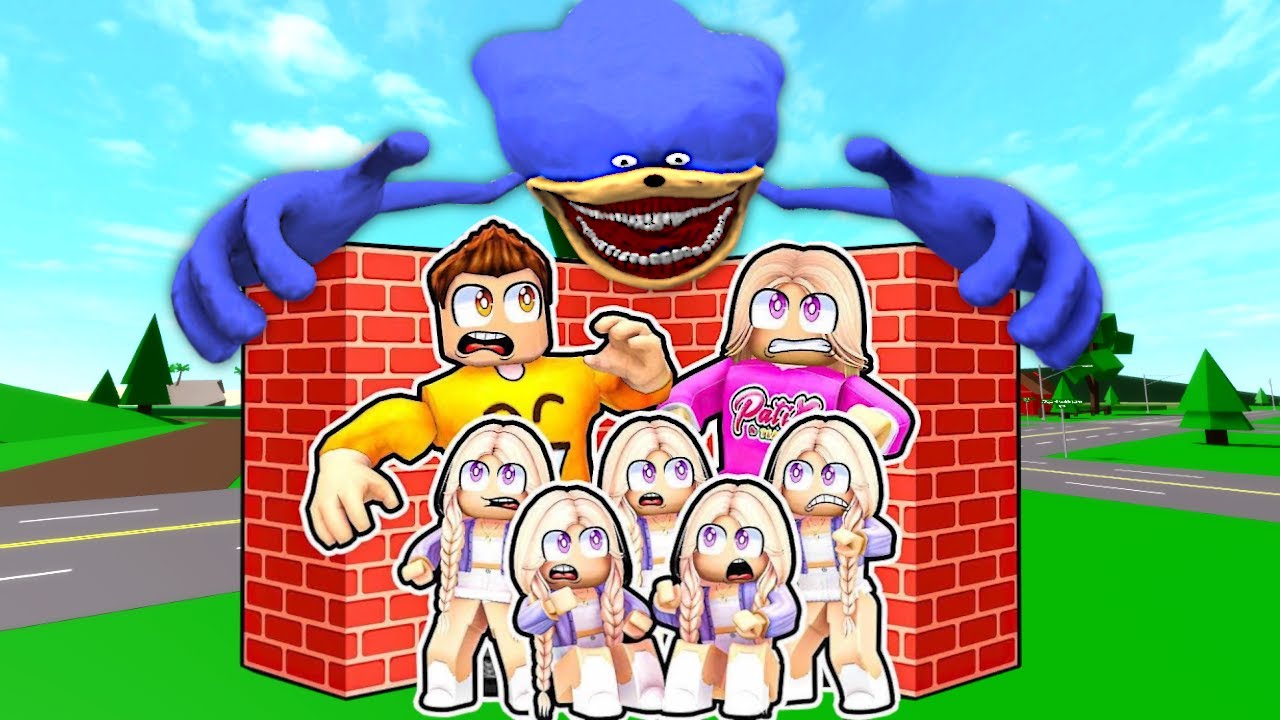 PIĘCIORACZKI i PATI BUDUJĄ BAZĘ BY PRZETRWAĆ PRZED SHIN SONIC w ROBLOX! 😱