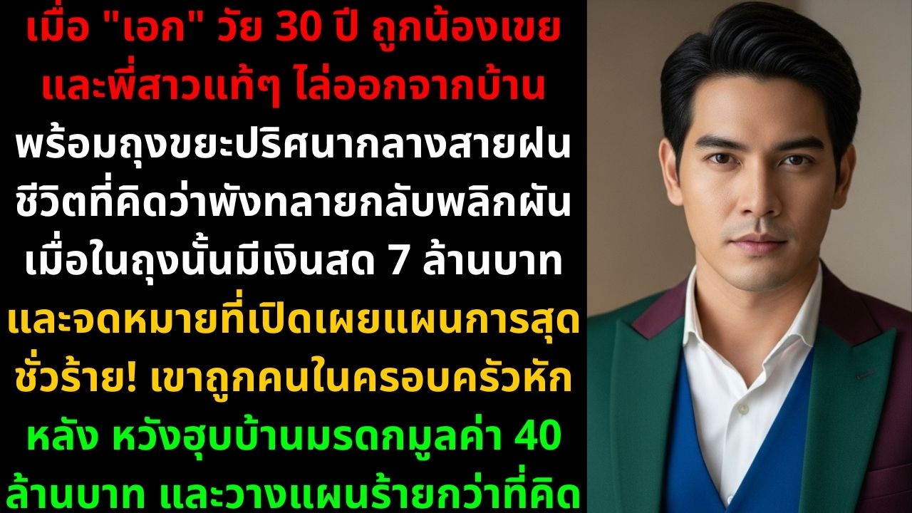 ถูกไล่ออกจากบ้านพร้อมถุงขยะ...ข้างในมี 7 ล้าน! ชีวิตพลิกผัน [เรื่องจริง]