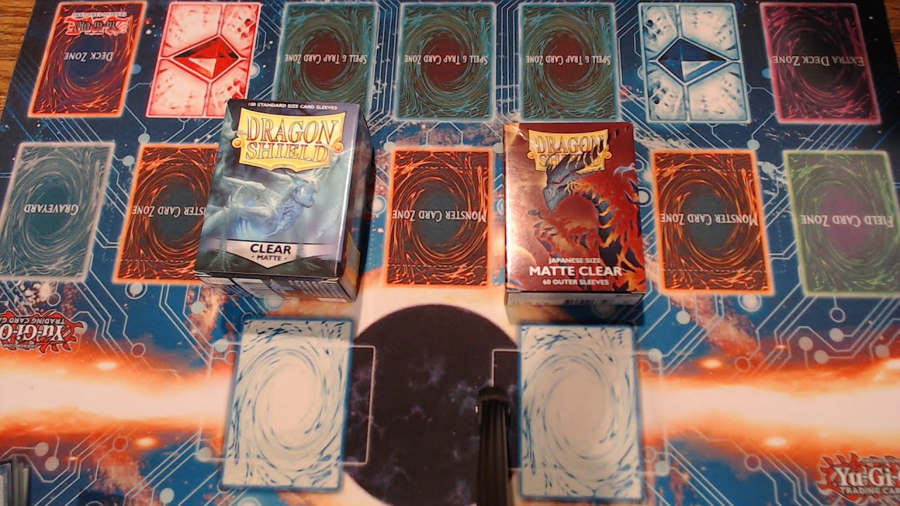 Double Sleeving - Updated! (We found some Dragon Shield Matte Clear Japanese Size Outer Sleeves)