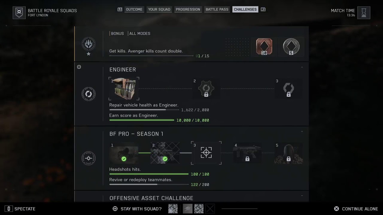 Battlefield Challenges