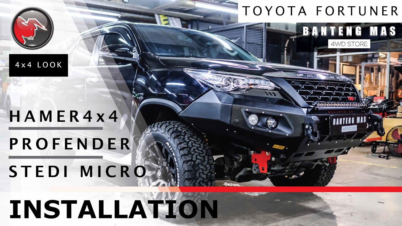 4x4 LOOK FORTUNER - HAMER4x4 WITH PROFENDER 4STEP SHOCK