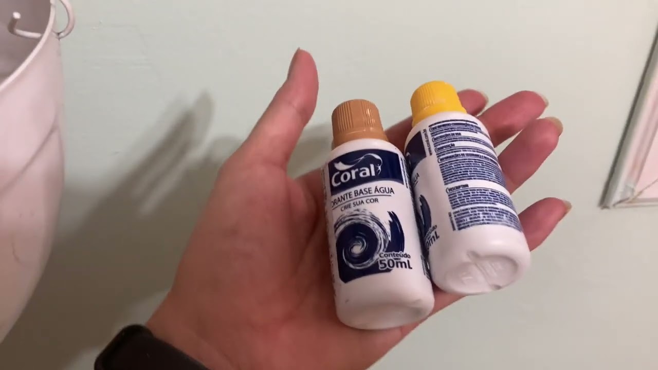 Pintando com Pigmento Coral e tinta Argalit - avaliação de performance