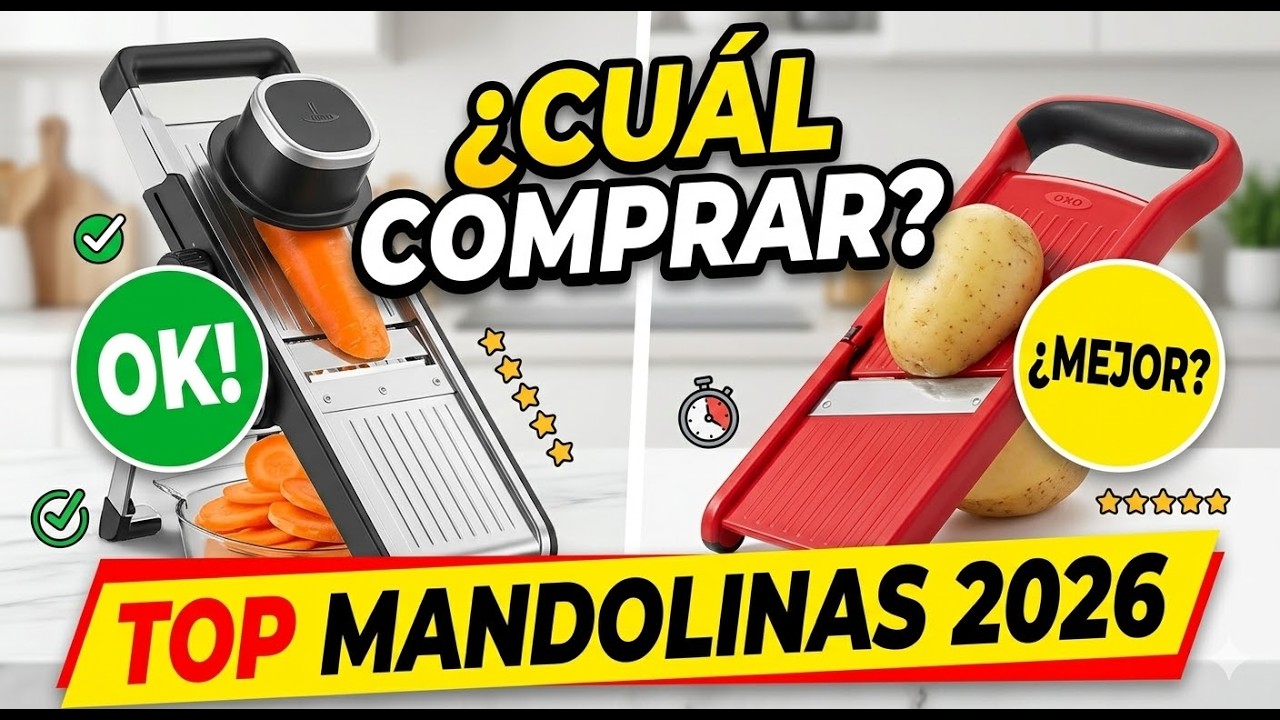 ¿Cuál es la MEJOR MANDOLINA de Cocina en 2026? | Top 5 Amazon